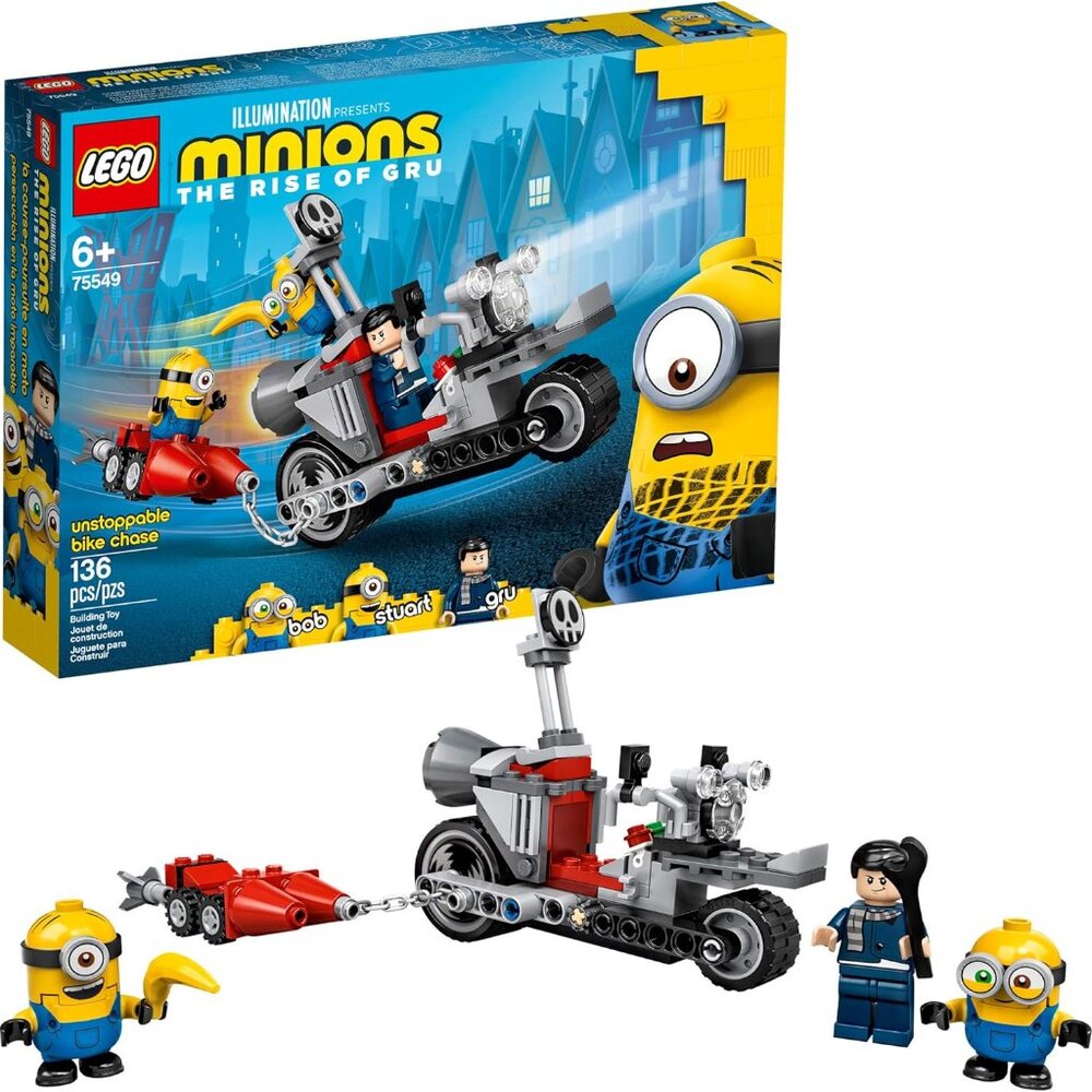 Lego Minions Unstoppable Bike Chase (75549) New In Box